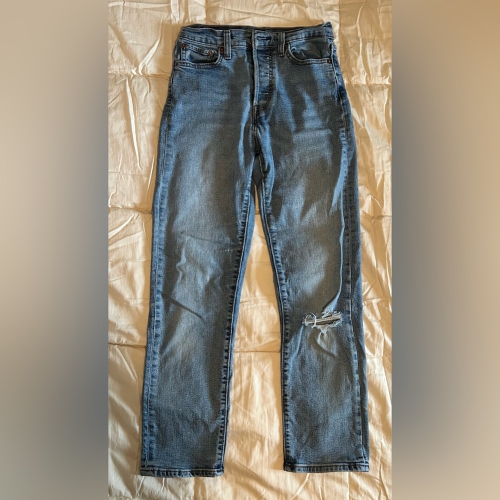 Levi's wedgie high rise straight Jeans size 27